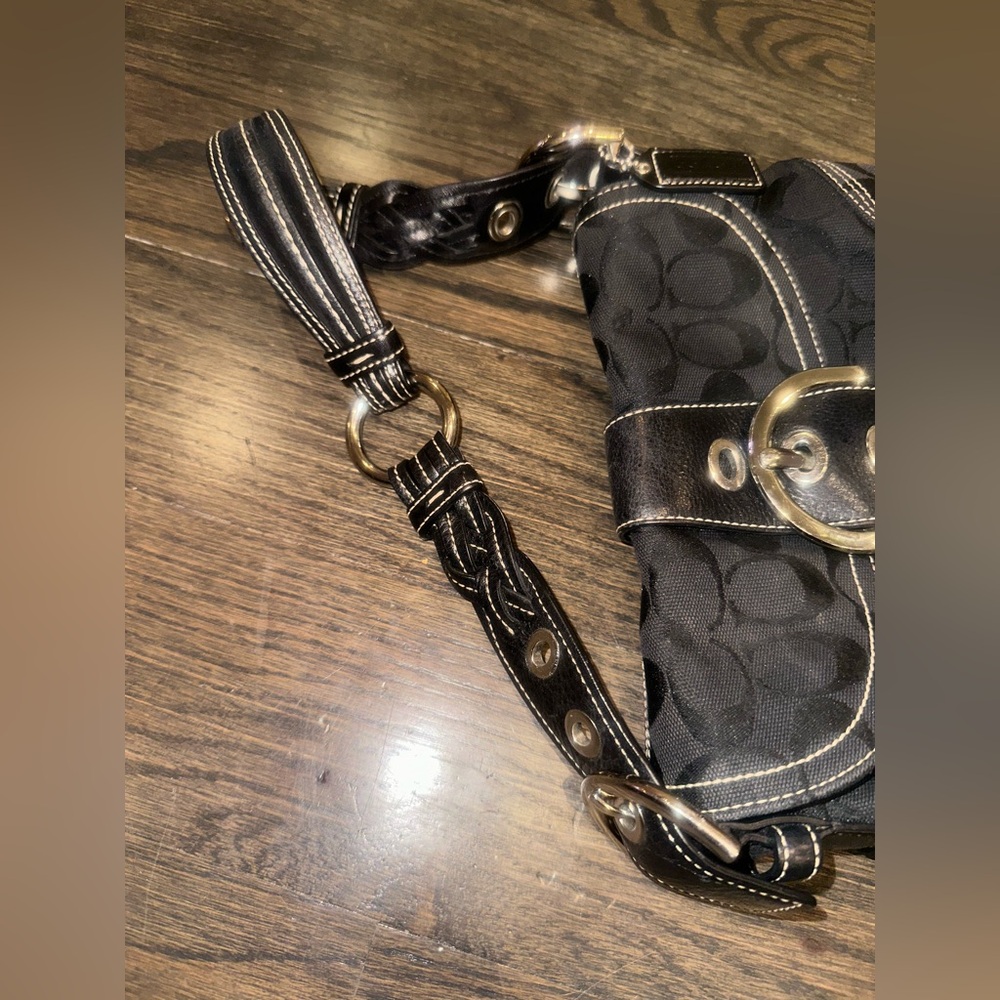 Black Coach Purse Shoulder Bag - Picture 12 of 12